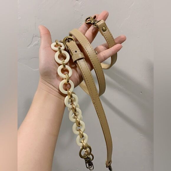 Abstract Print Genuine Cowhide Handmade Double Kisslock Bag with 2 Strap Styles - Picture 15 of 16